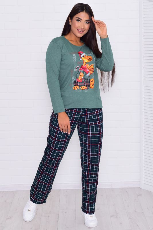 Women's pajamas 5-329 (izumrud) Dragon