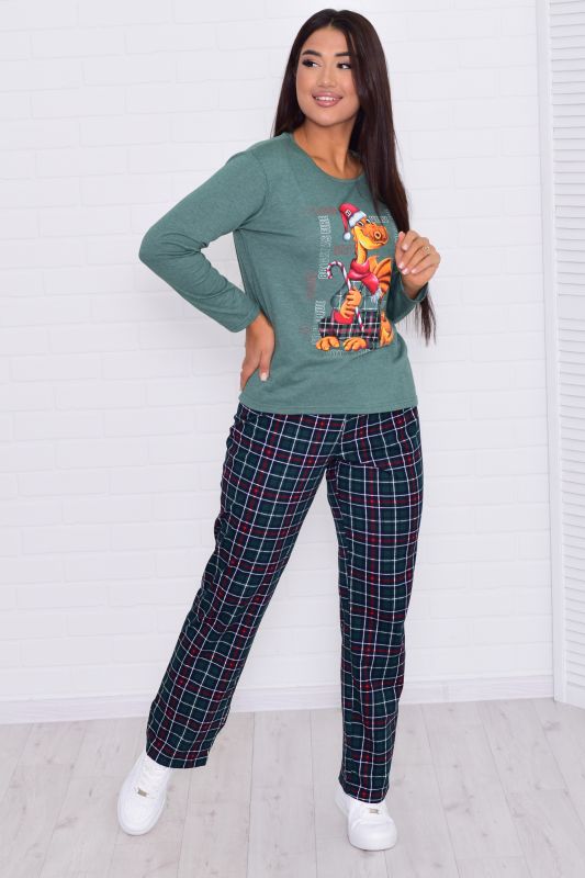 Women's pajamas 5-329 (izumrud) Dragon