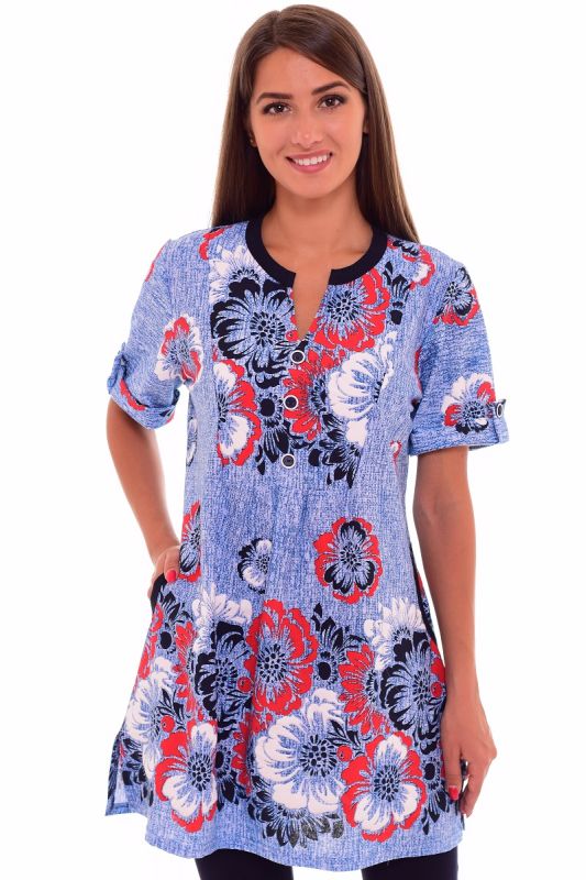 Women's tunic 6-125b (red)