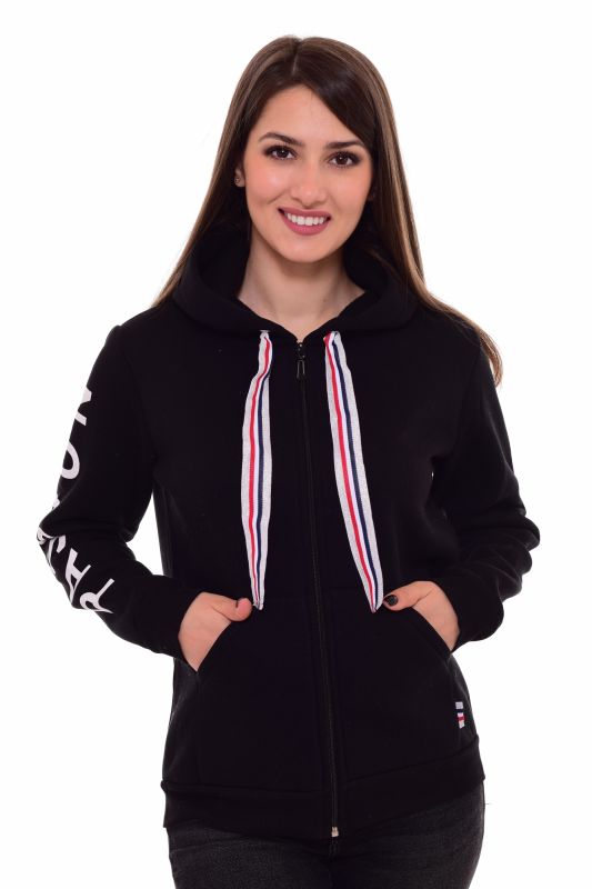 Women's sweatshirt 6-153a (black)