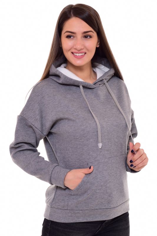 Women's sweatshirt 6-177b (dark grey)