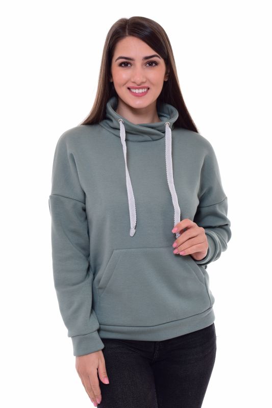 Women's sweatshirt 6-179d (green)