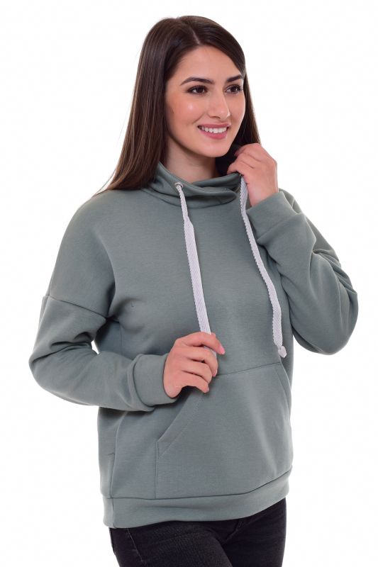 Women's sweatshirt 6-179d (green)