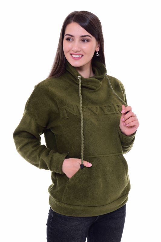 Women's sweatshirt 6-181d (khaki)