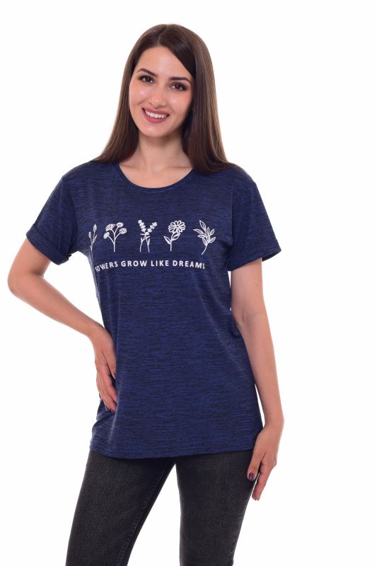 Women's T-shirt 6-188a (indigo-dark)