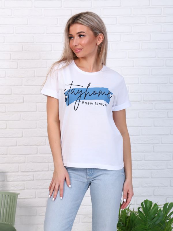 Women's T-shirt 6-197 (white)