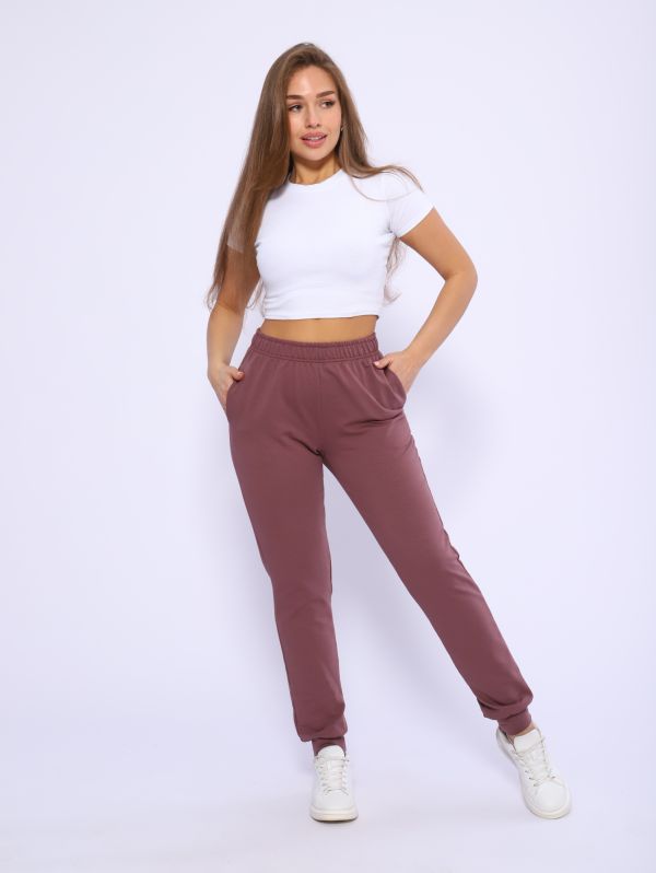 Women's trousers 8-046A (cocoa )