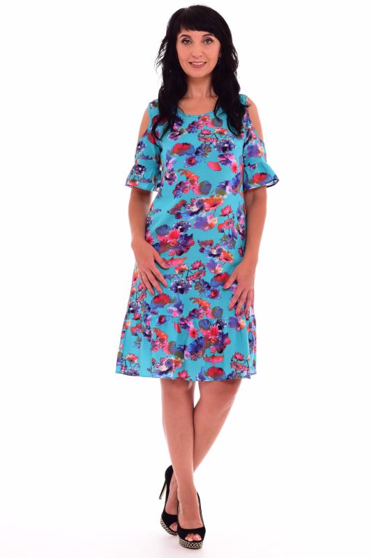 * Women's dress F-1-03b Giselle (turquoise)