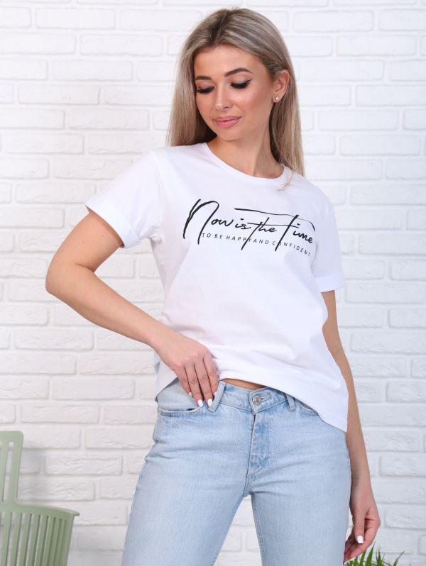 * Women's T-shirt F-2-037 (white)